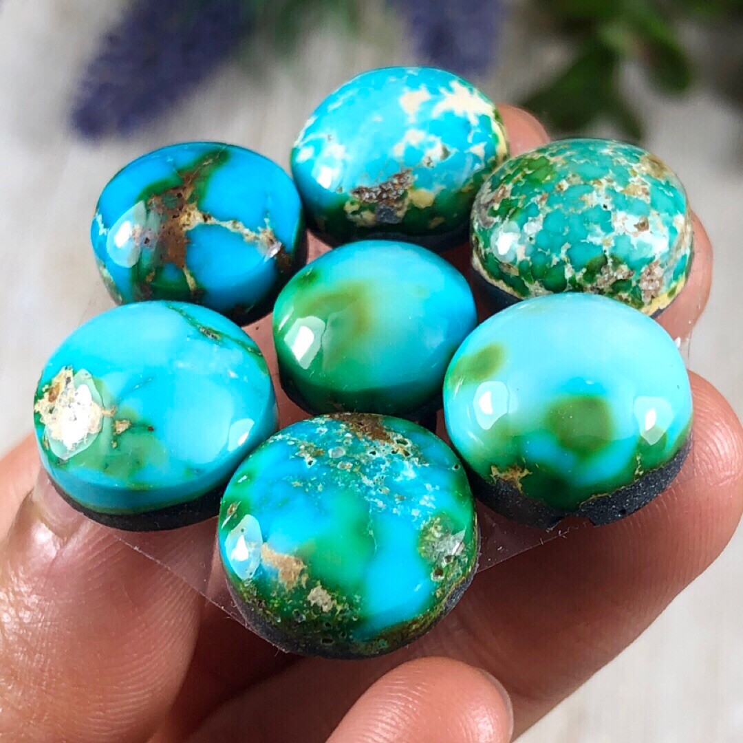 80.85 Cts. Sonoran Gold Turquoise Cabochon Set