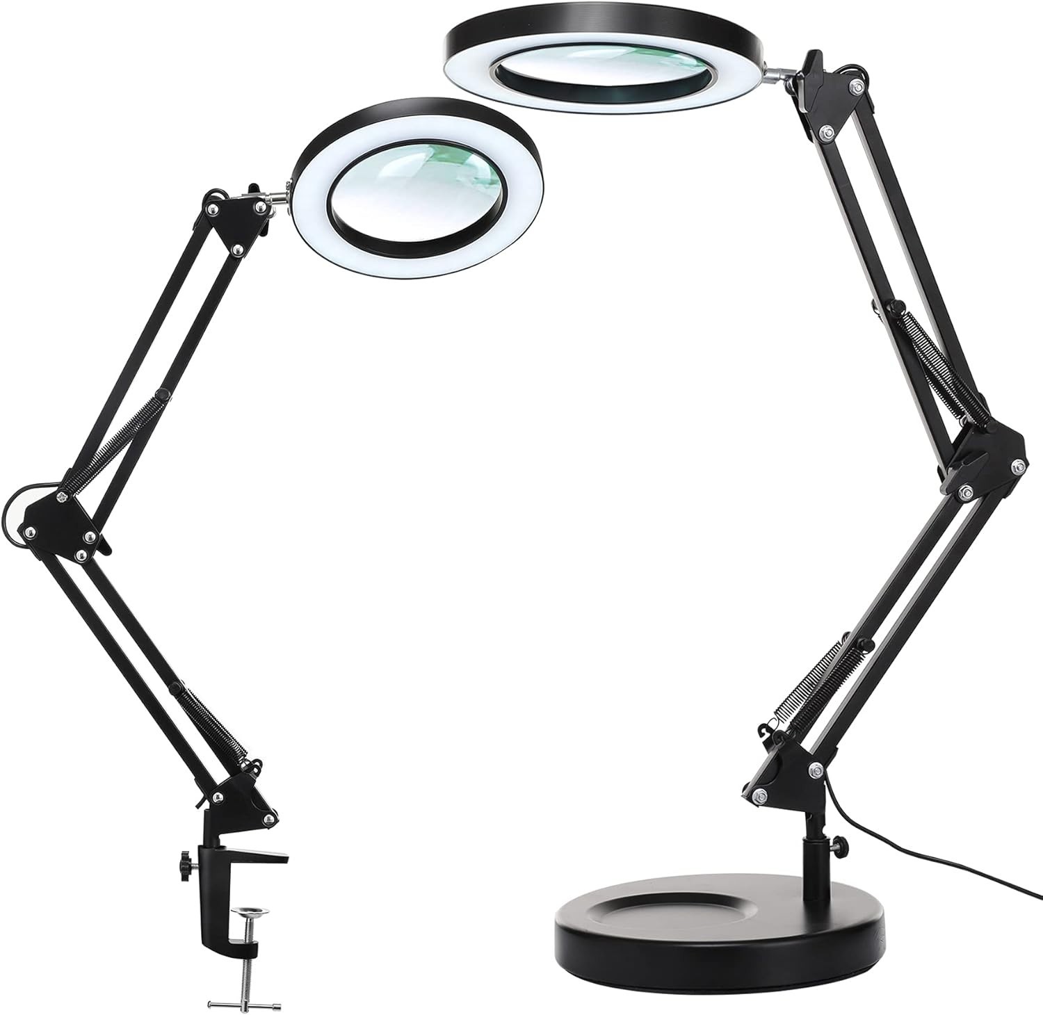 Dimmable 10X Magnifying Glass with Adjustable LED Lighting – Perfect for Crafts