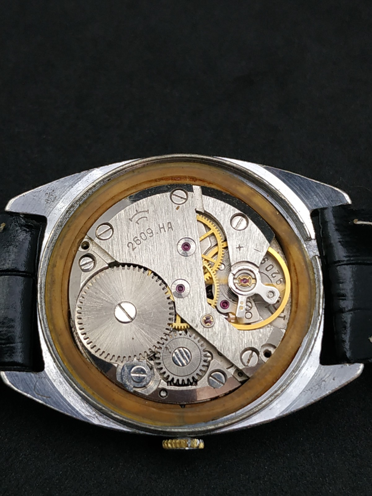 Men’s Dress Casual Vintage USSR Watch Raketa Mechanical 2609.HA Retro Soviet ☭