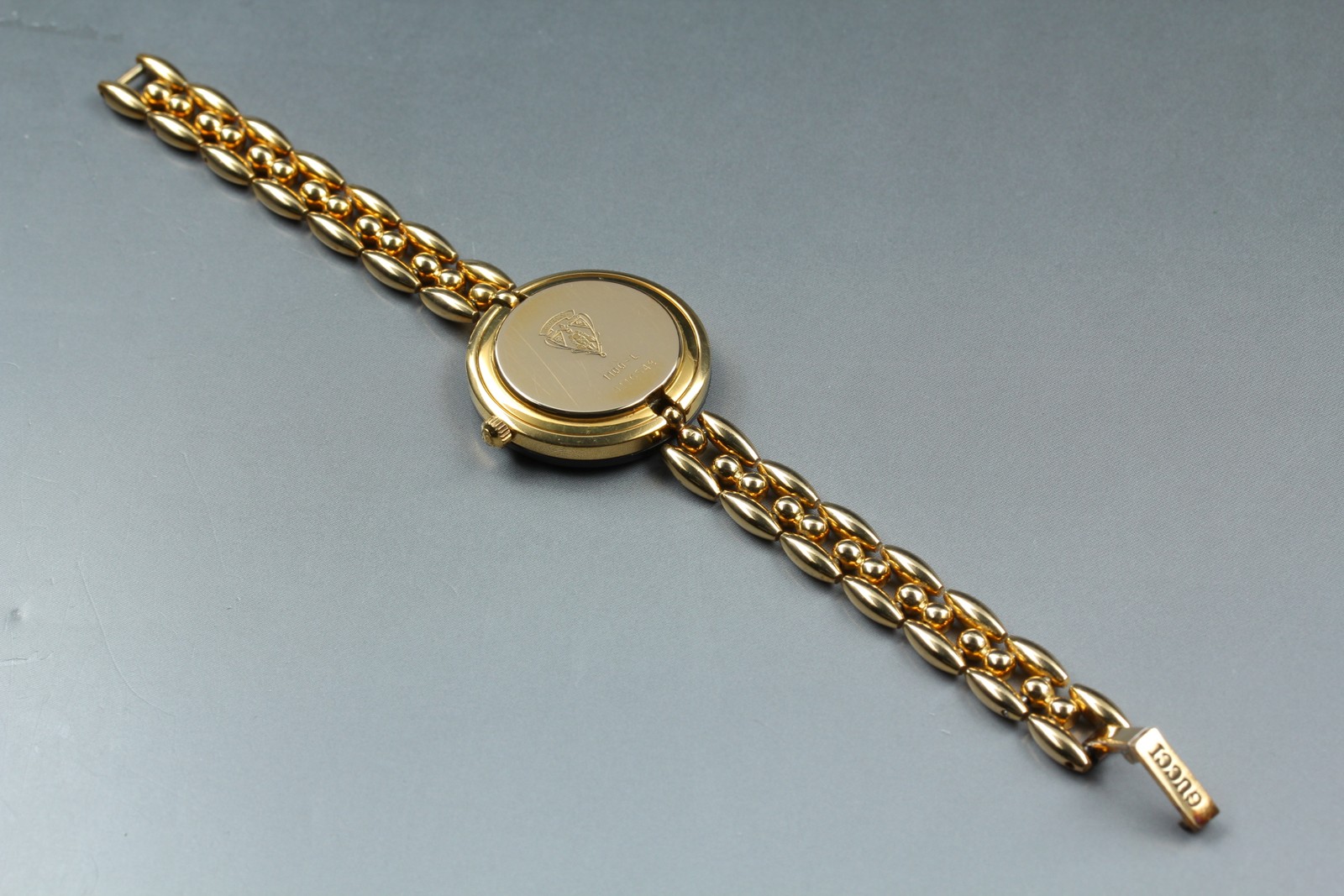 Gucci Change Bezel Color 1100L Gold Women’s Watch From JAPAN Excellent