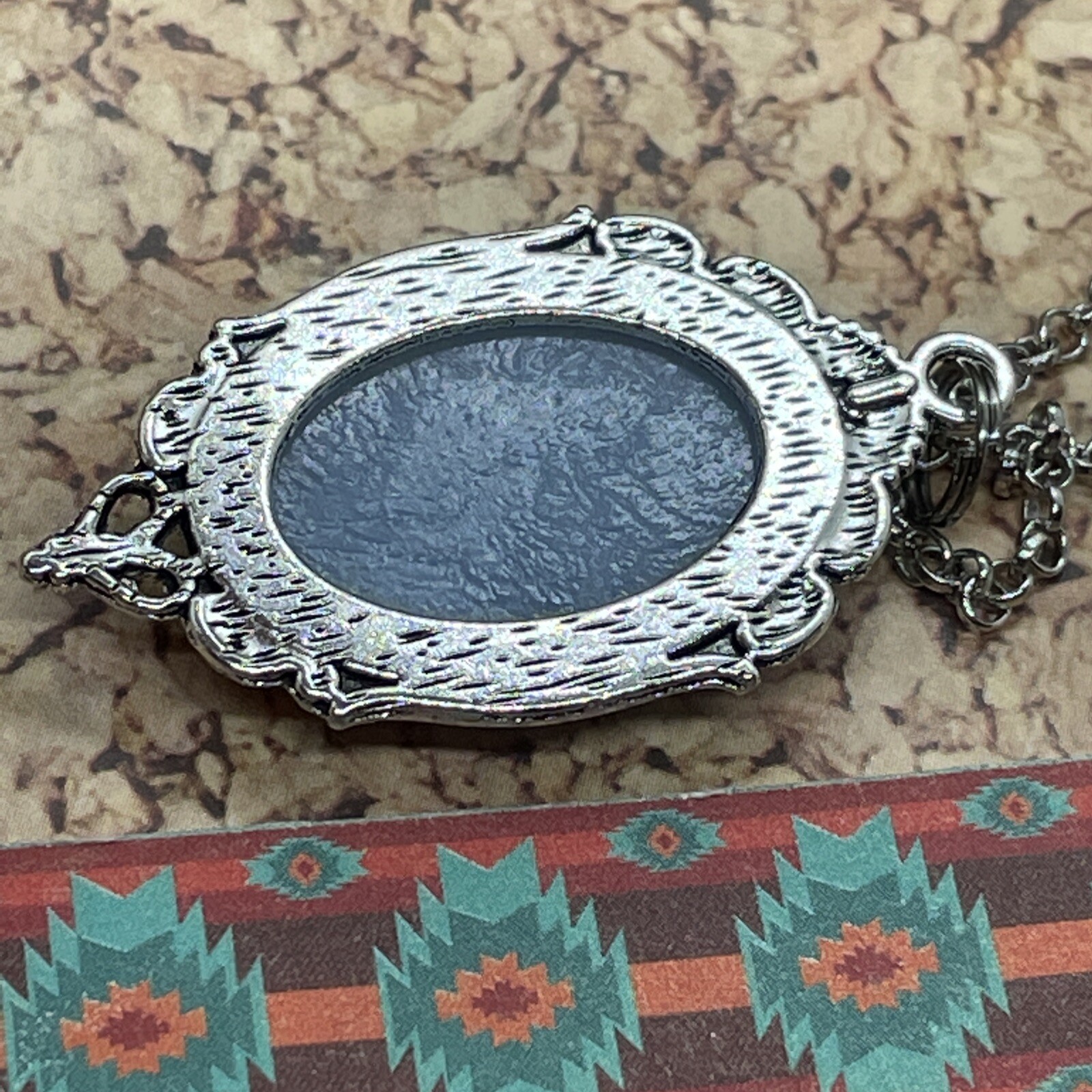 Blue Hummingbird Necklace Pendant Cameo Mom Daughter Birthday wedding birthday
