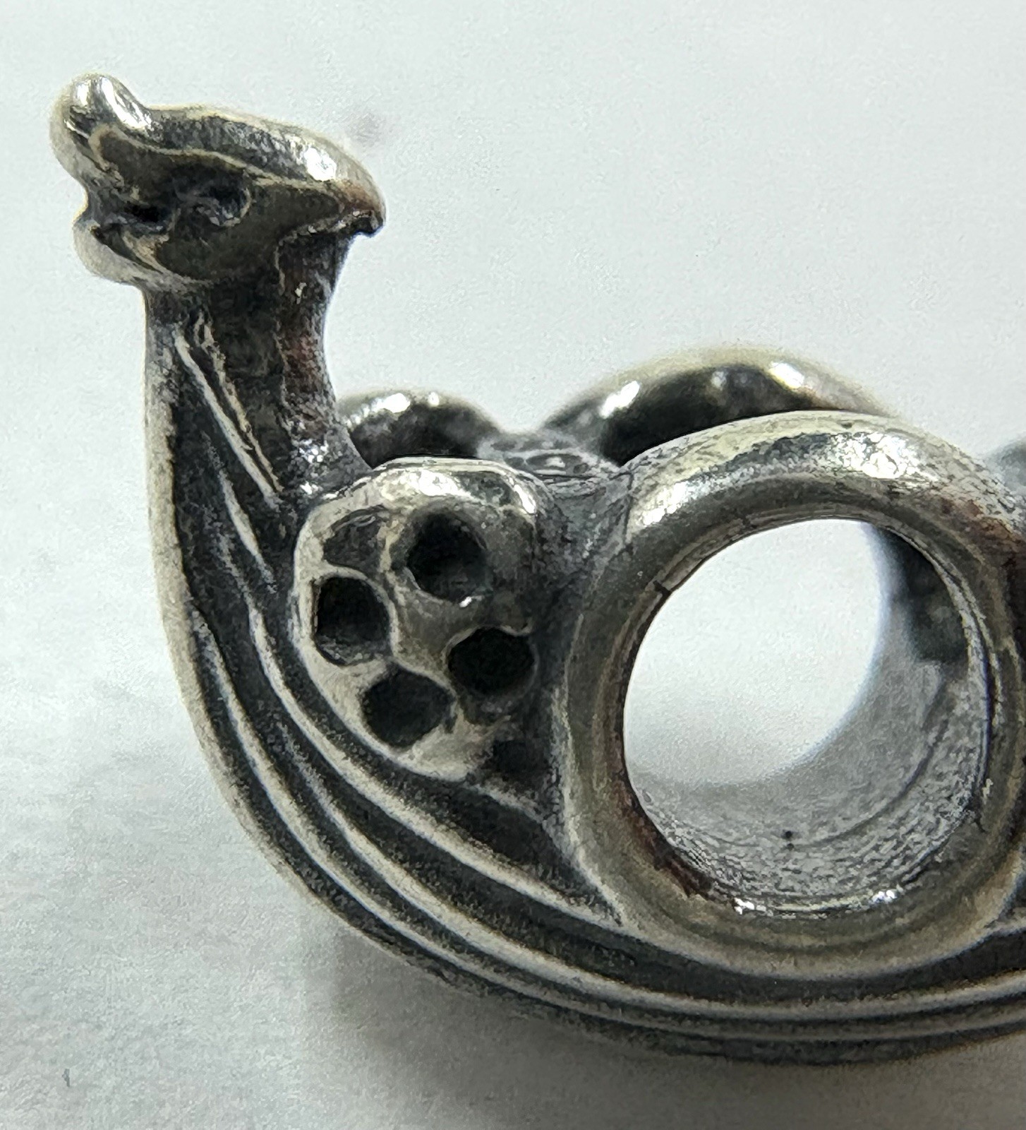 Trollbeads World Tour Scandinavia Viking Ship Sterling Silver 925 LAA Bead (S37)