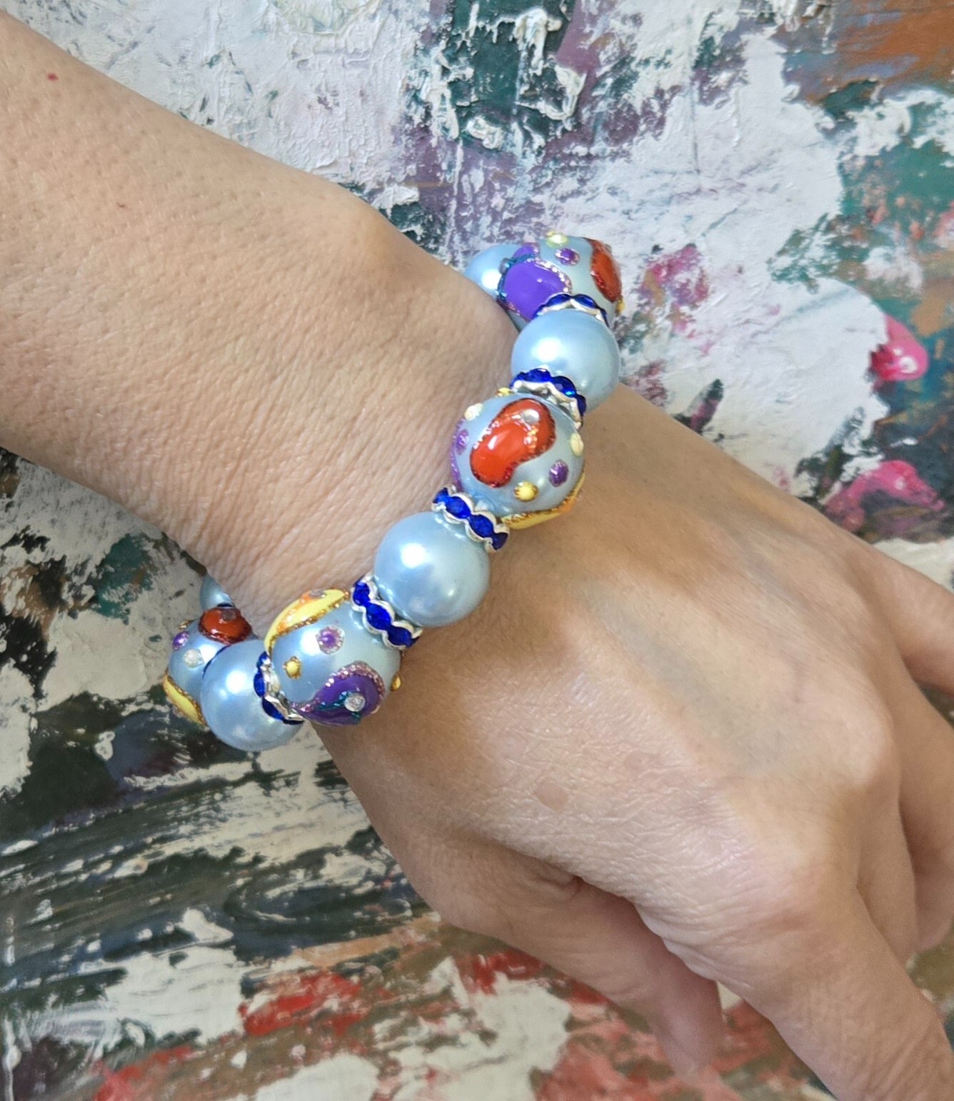 Beach Bracelets Jewelry Wholesale Bracelet COLORFUL 6 pcs Stretch Bracelets