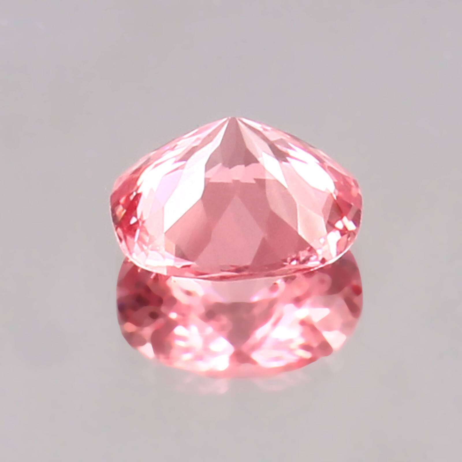 AAA Natural Ceylon Padparadscha Sapphire Loose Cushion Cut Gemstone 8×8 MM