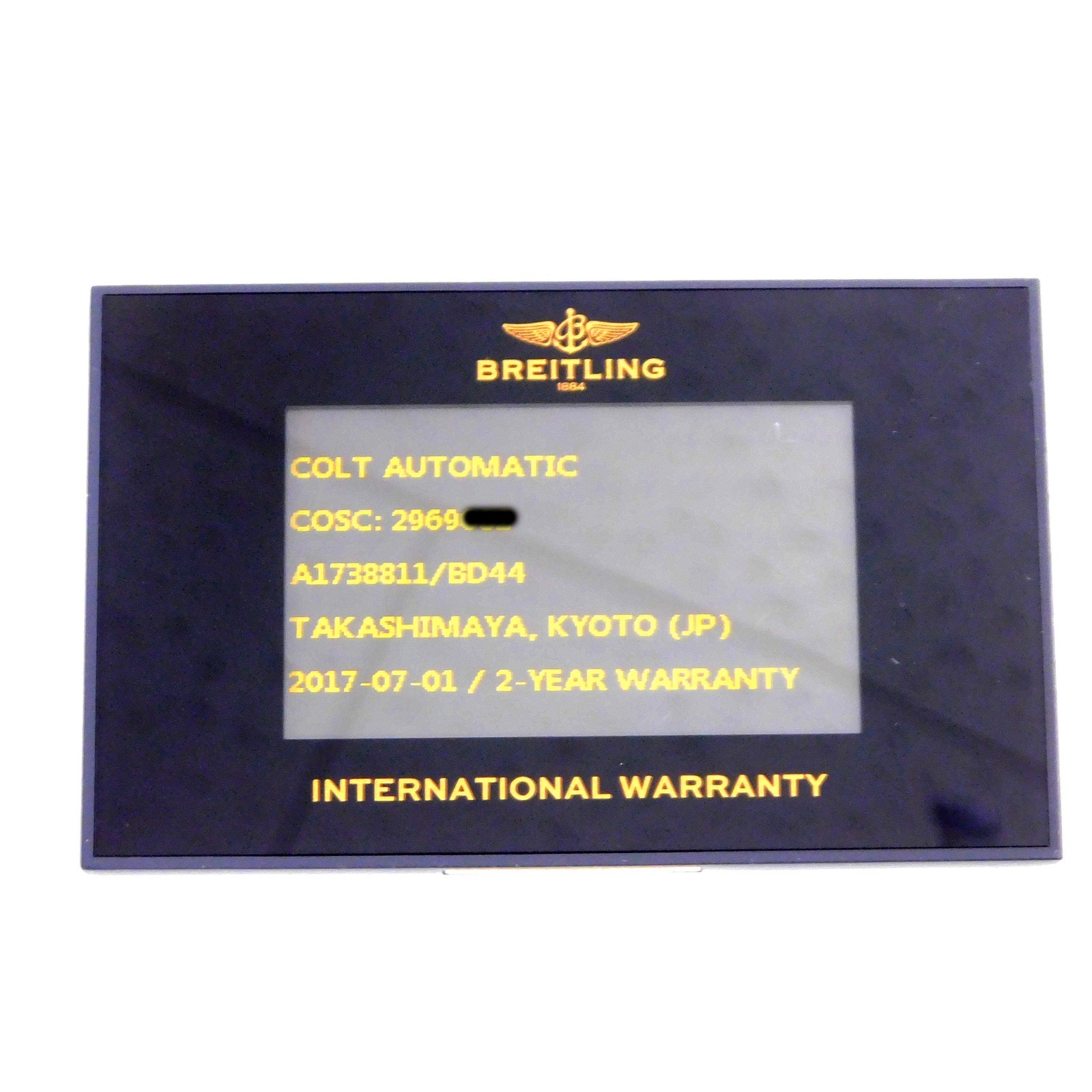 BREITLING Colt A17388 S. Steel Automatic Men’s Watch #1355B