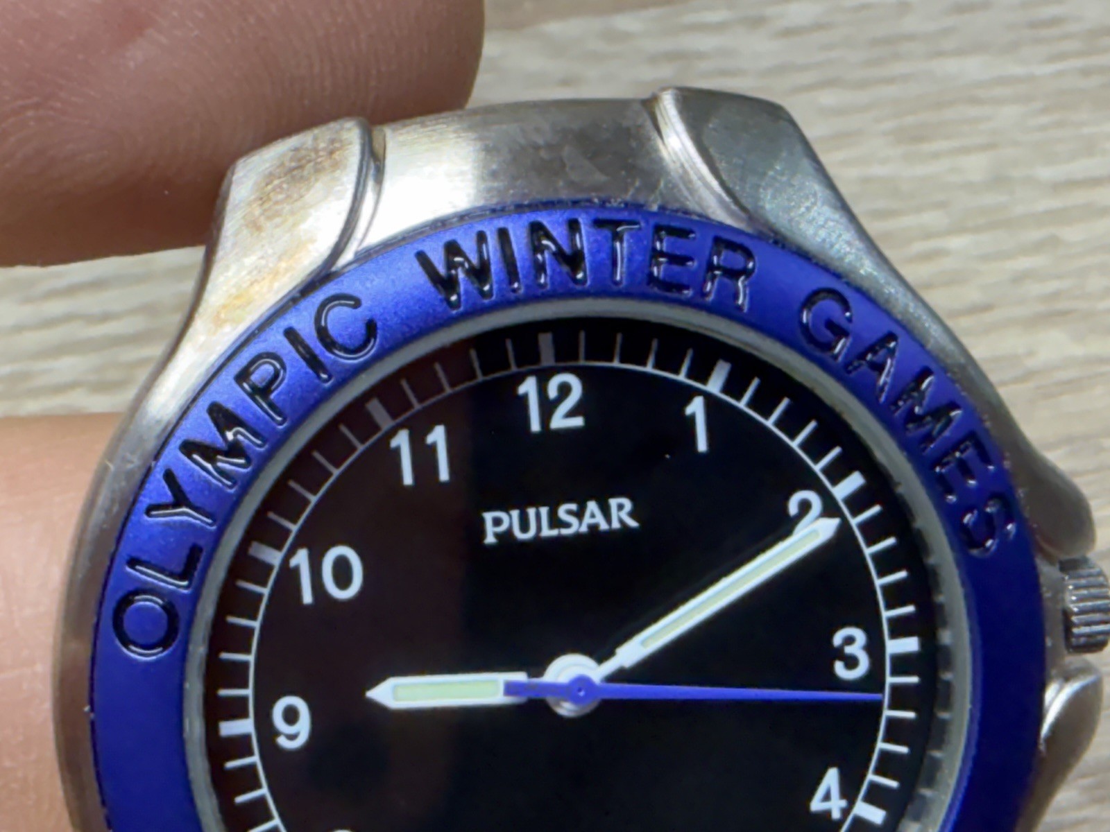Vintage Pulsar Salt Lake City 2002 Olympic Winter Games Watch Face