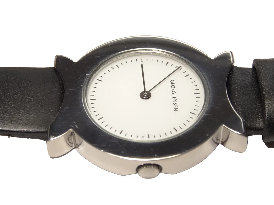 Unisex Georg Jensen #369 by Andreas Mikkelsen Numberless St. Steel Quartz Watch