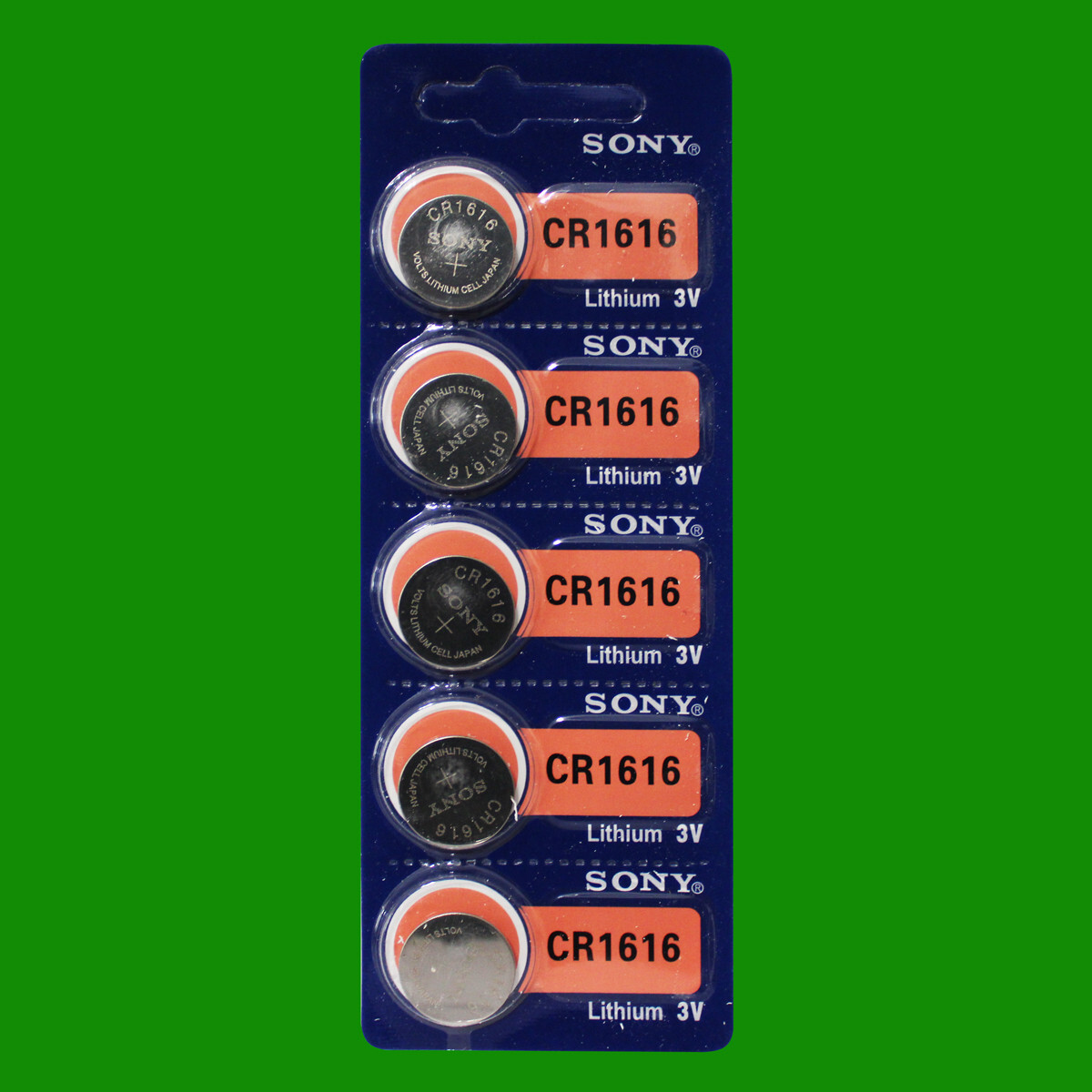 SONY CR1616 LITHIUM 3V BATTERY – 5Pcs