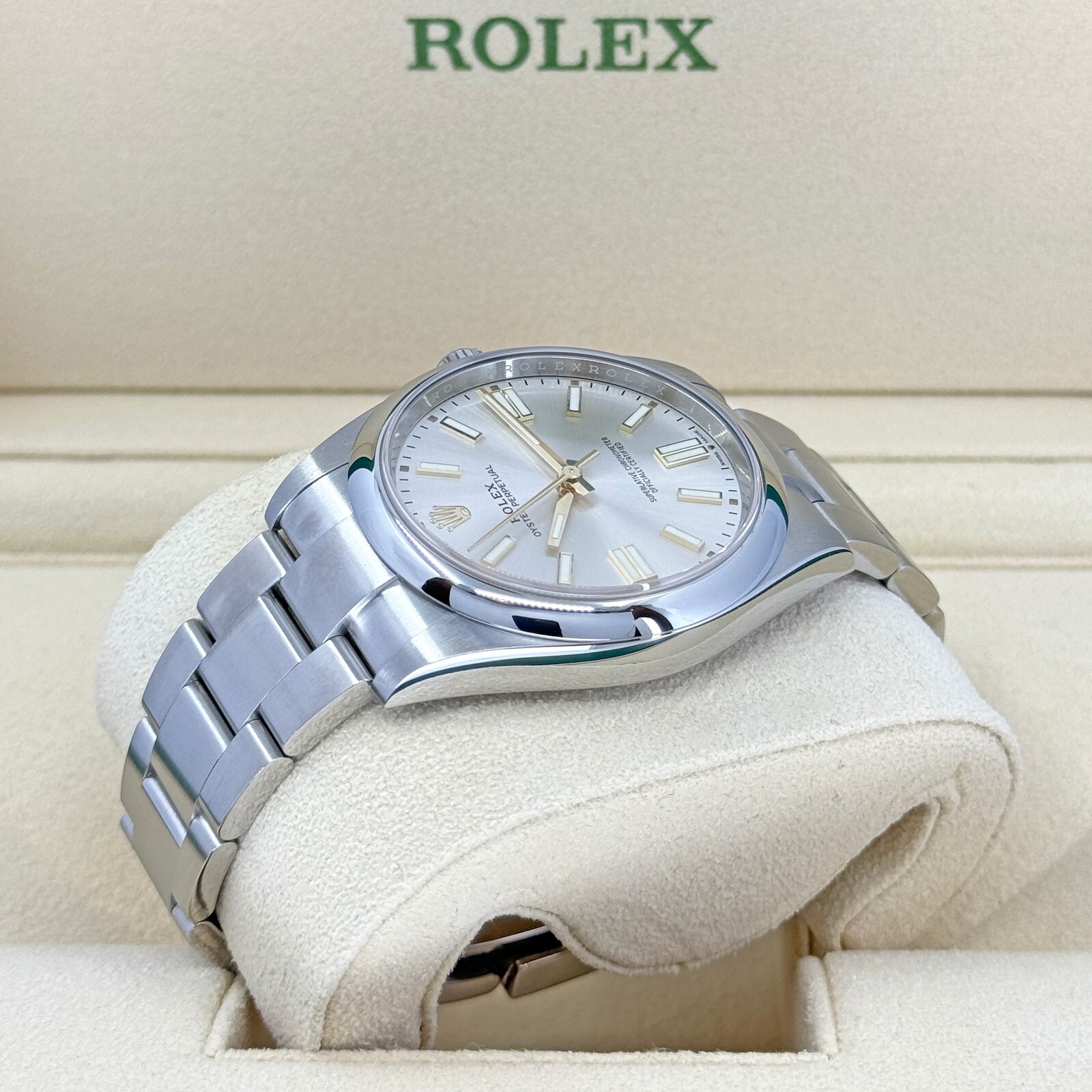 Rolex Explorer 41, Oystersteel, Silver dial, Ref#124300-0001, Unworn, 2024