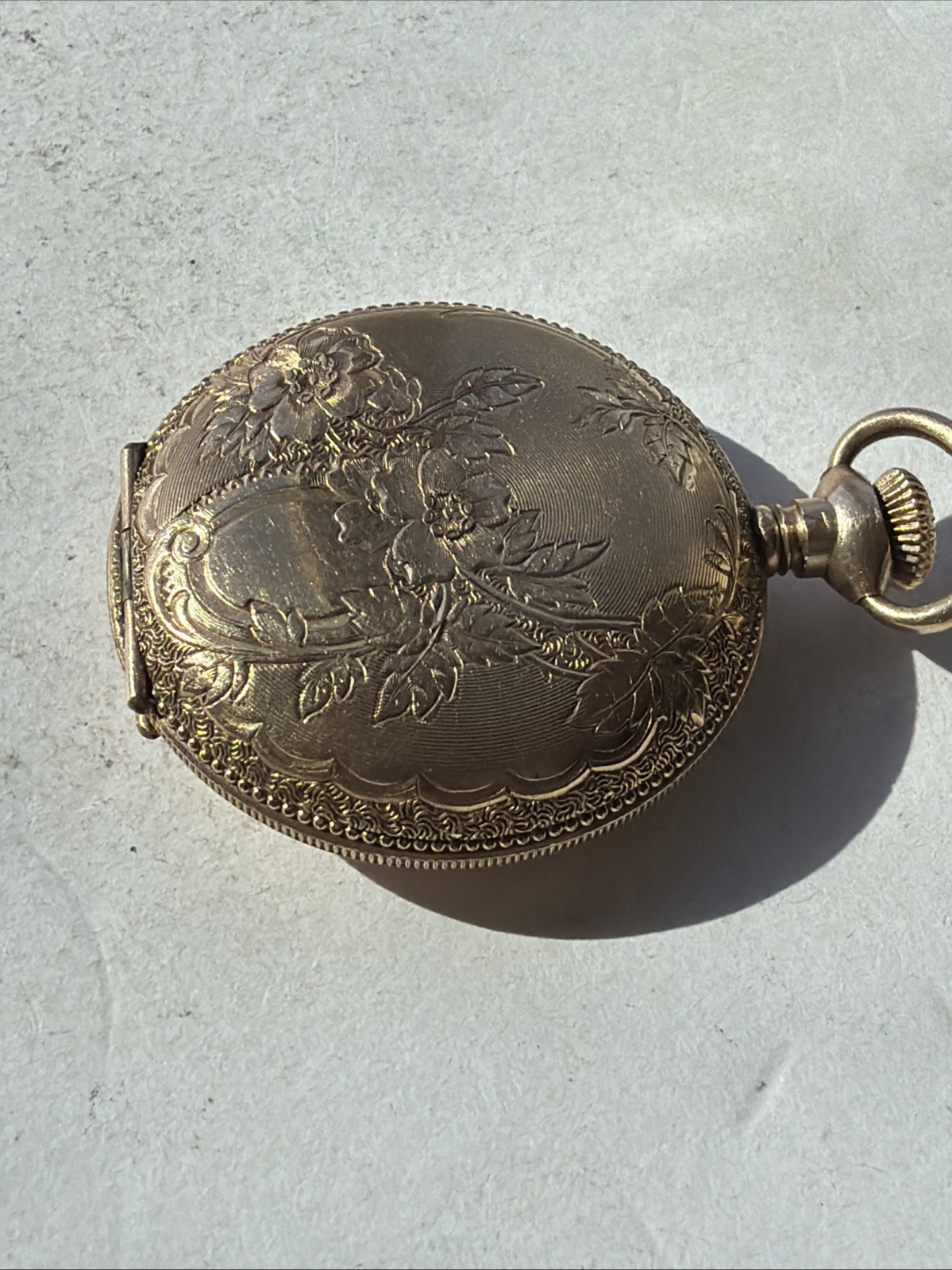 AT24 VTG N Robert 5 Years Gold Filled 36.8mm Pocket Watch Parts Repair As Is**