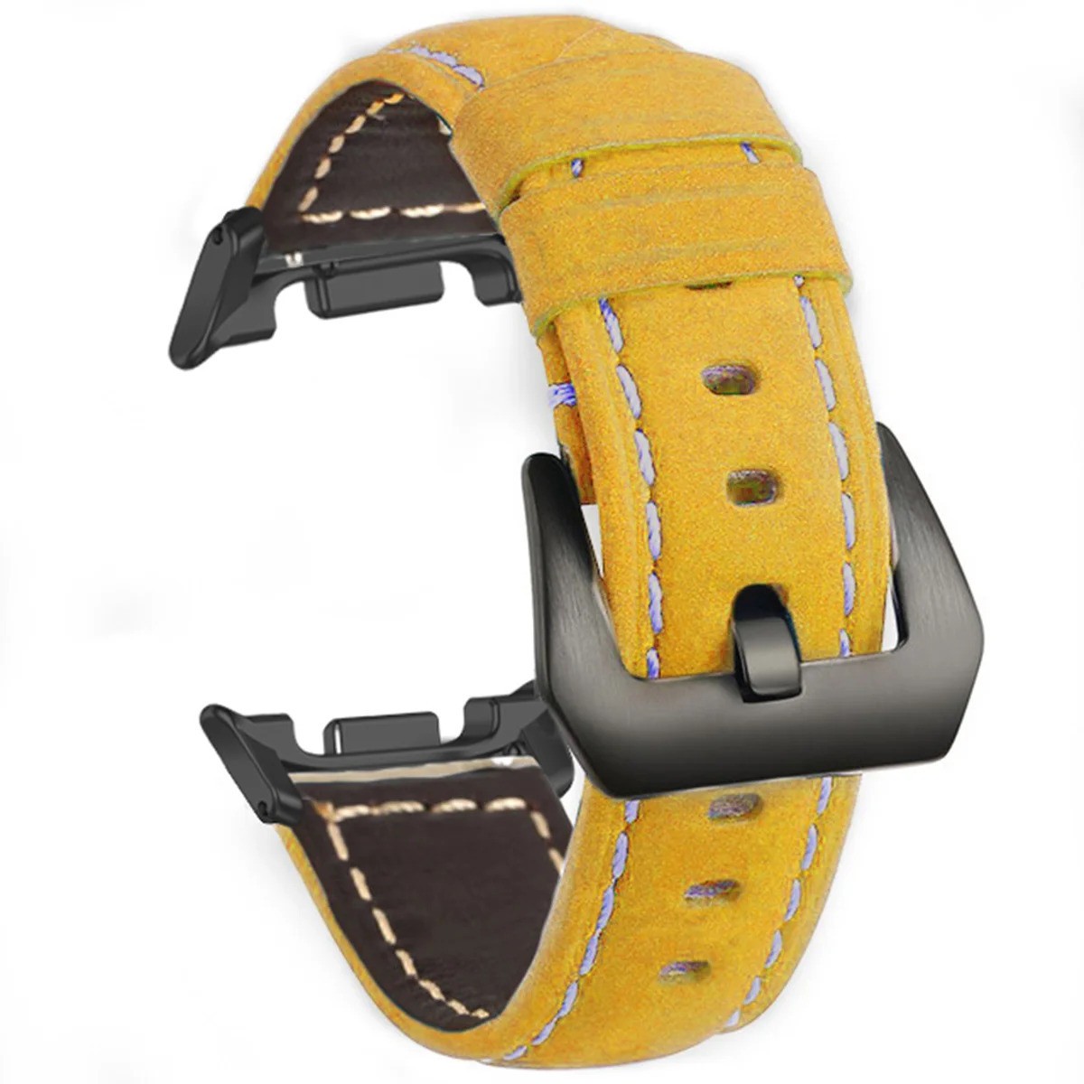 Leather Watch Band for Samsung Galaxy Watch 8/8 Classic 40 44 46 47mm Ultra 2025