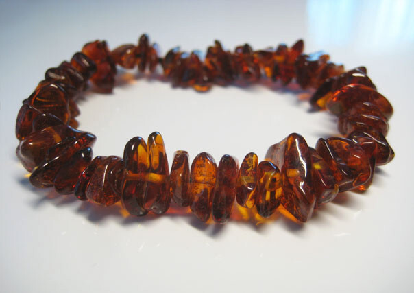3 – Genuine Baltic Amber Bracelet 30 grams 8 in Handmade !!!