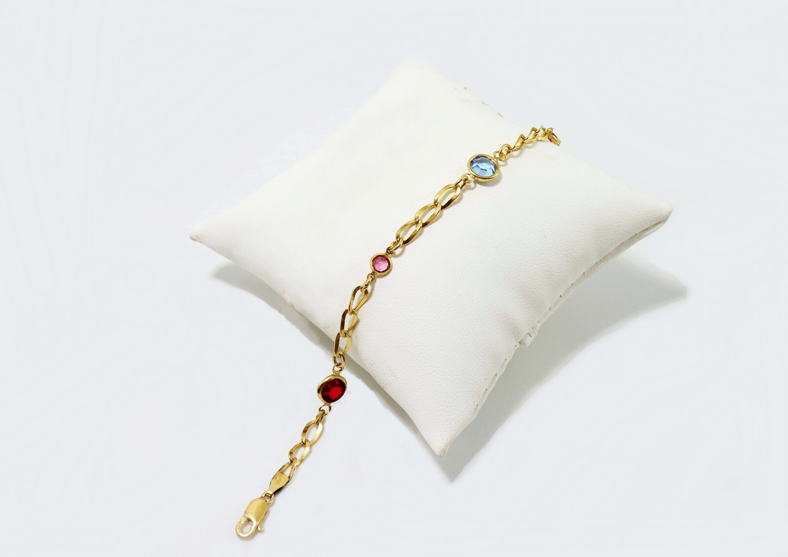 Elegant 1/20 14K Gold Filled Anklets with Austrian Crystals | Gift Box Included