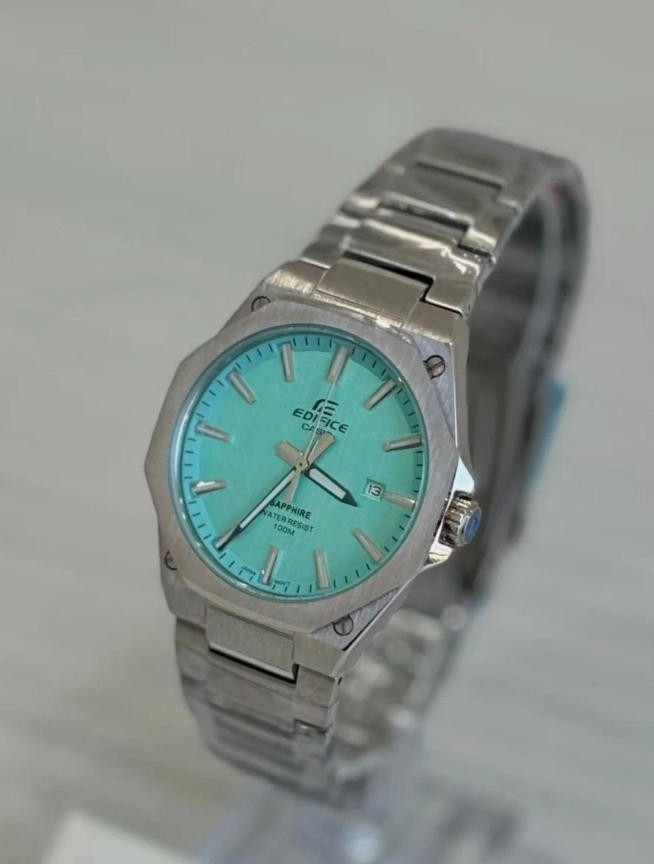 CASIO Edifce Sapphire crystal steel band Men’s watch EFR-S108D-2BV