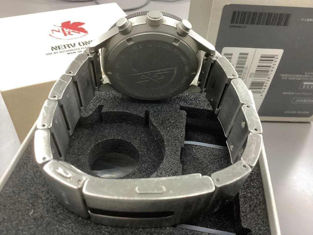 Sony wena wrist pro Evangelion NERV Edition Silver Smartwatch Limited WNW-SB14A