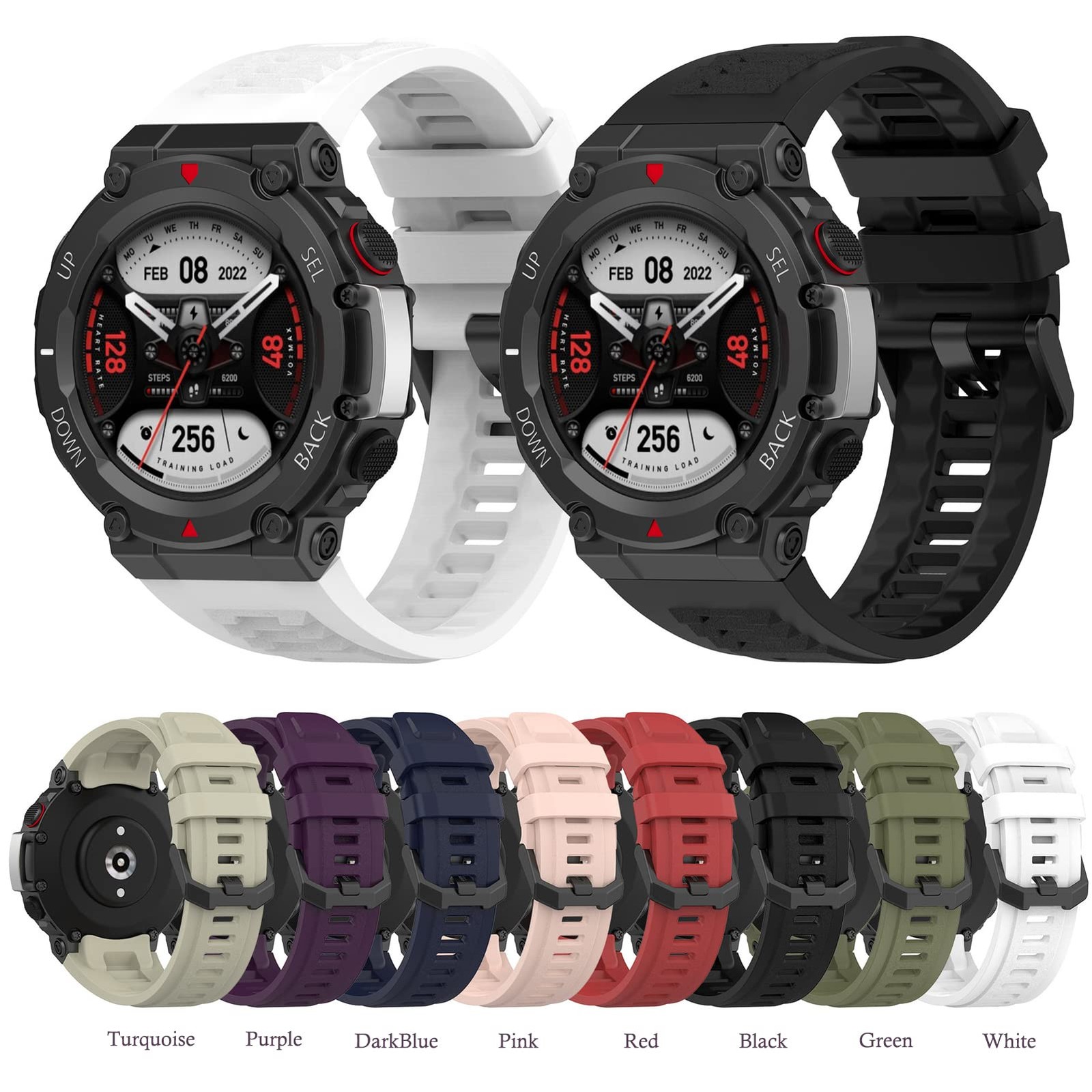 Lijinlan Compatible with Amazfit T-Rex 2 Watch Band Women Men, Purple