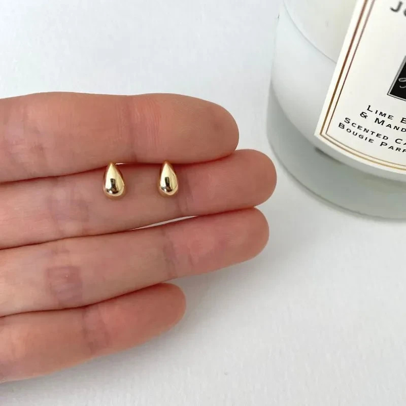 Simple Style Earrings For Women Featuring 925 Sterling Silver Studs, 1 Pair 2pcs
