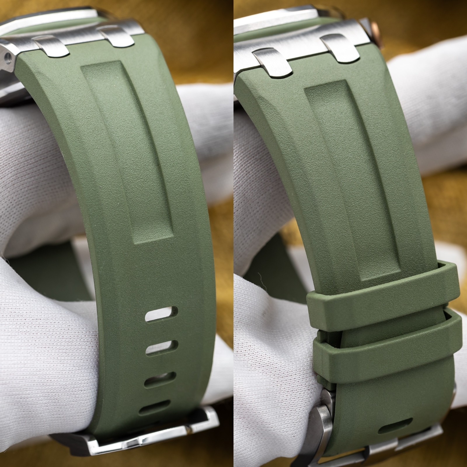 Audemars Piguet Royal Oak Offshore Diver Steel Green 42mm 15720ST Full Set