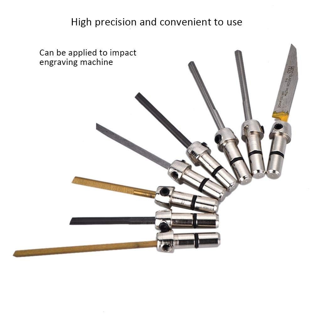 8 Piece Metal Cutting Bit Set for Jewelry Engraving Polishing Carving Bits