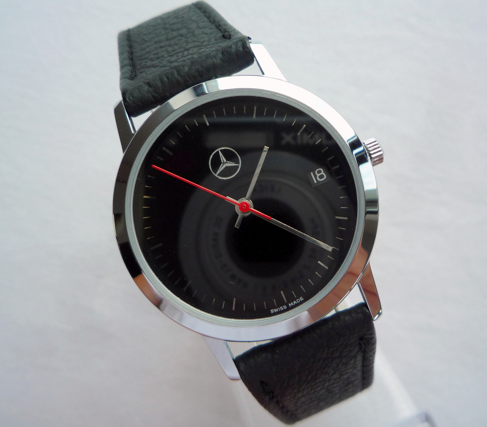 Mercedes Benz Vintage Classic Car Accessory Sport Basic Design Swiss Made Watch