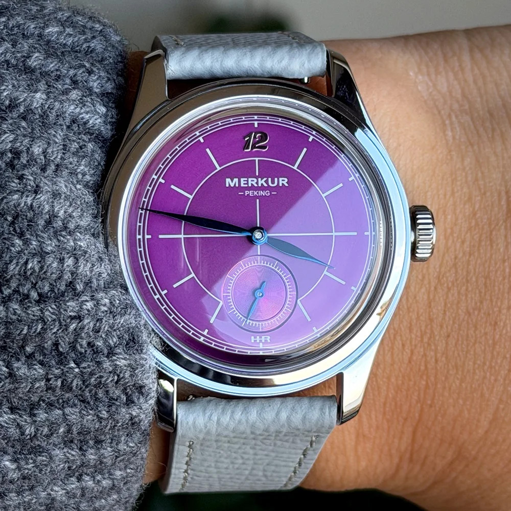 Merkur Jump Hour Watch Military Automatic ST17 Mechanical Vintage 38mm Steel Men