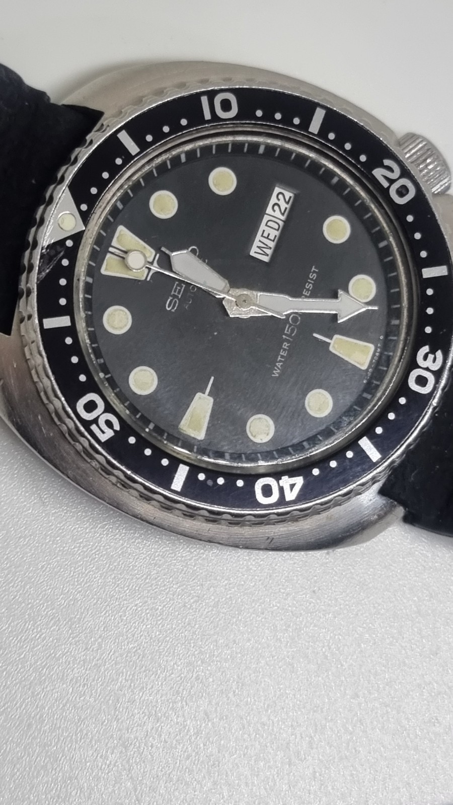 Vintage 1984 Seiko 6309-7040 Watch Original Suwa dial and Hands and Bezel