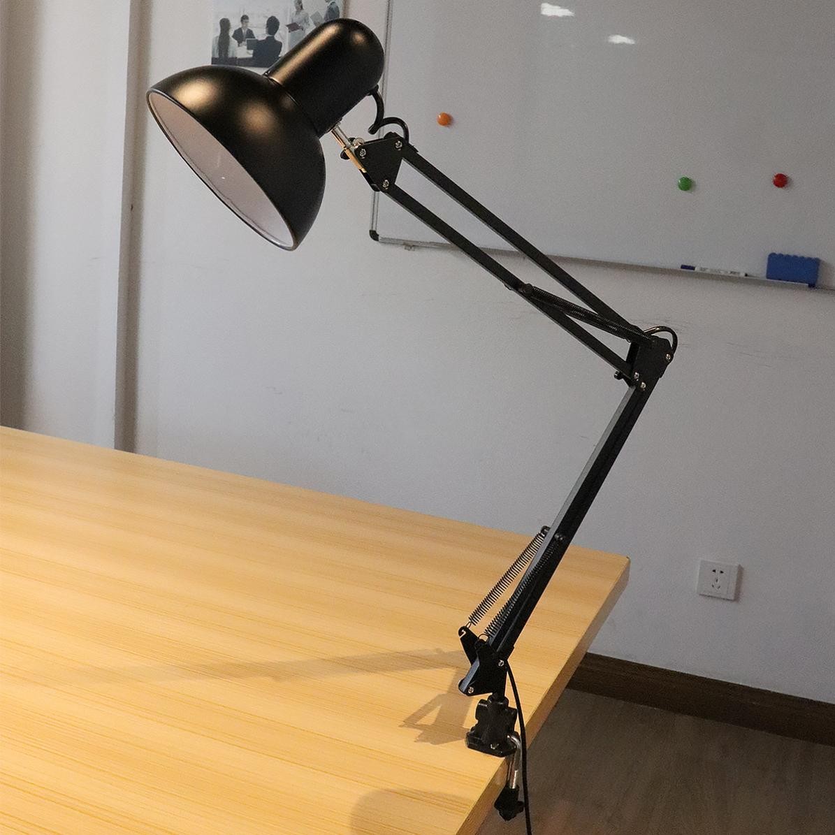 Desk Lamp Mount Stand Table Mounting Clamp Swing Arm Drafting Light Clamp Holder