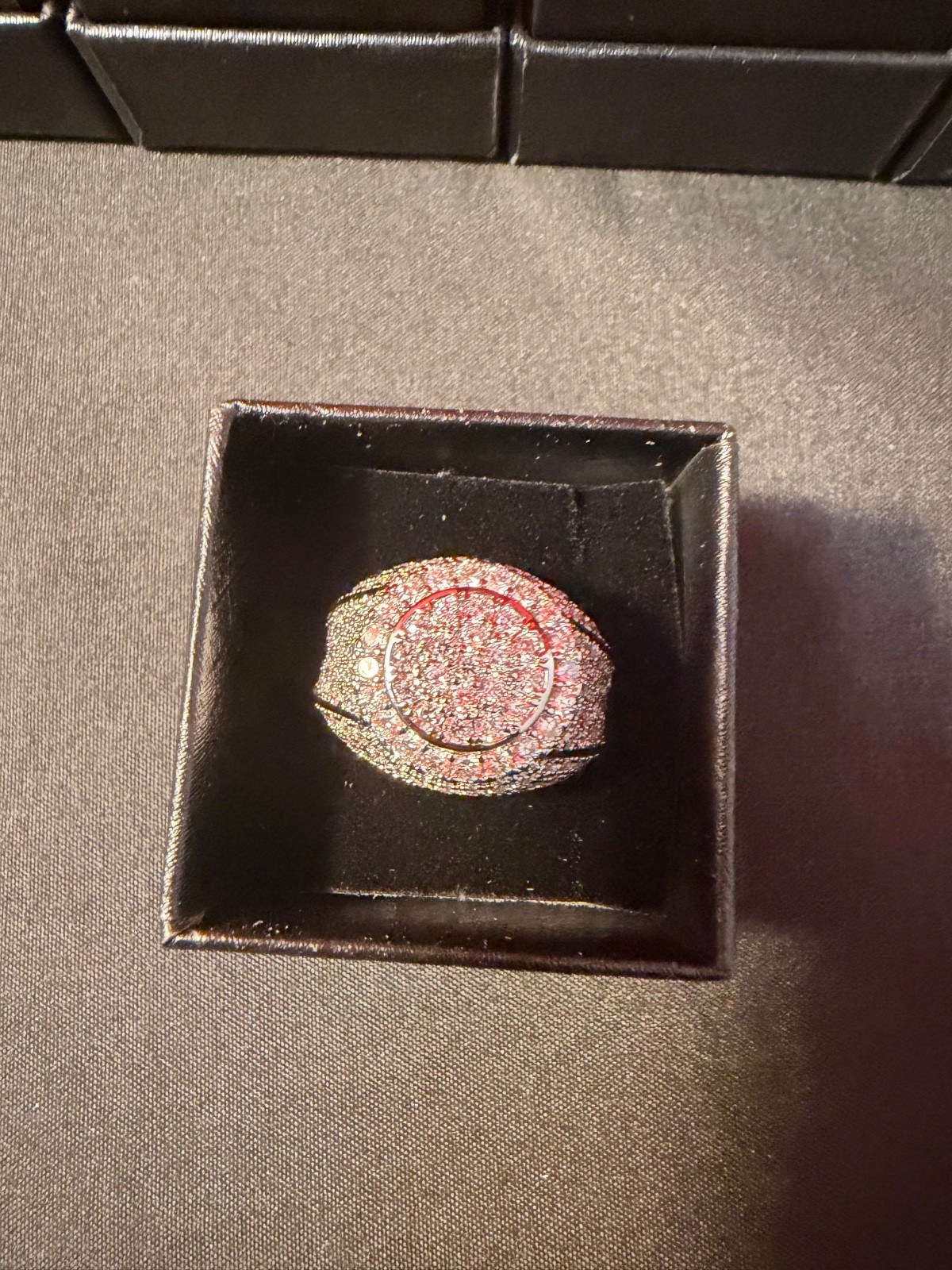 moissanite silver ring size 10