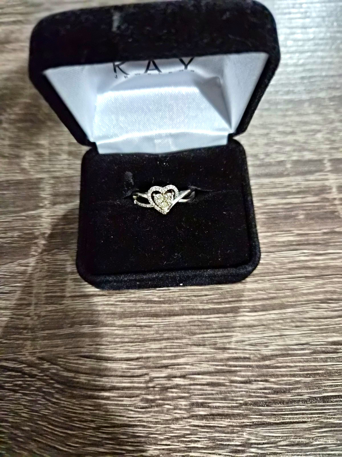 Kay Jewelers Heart Ring Size 8