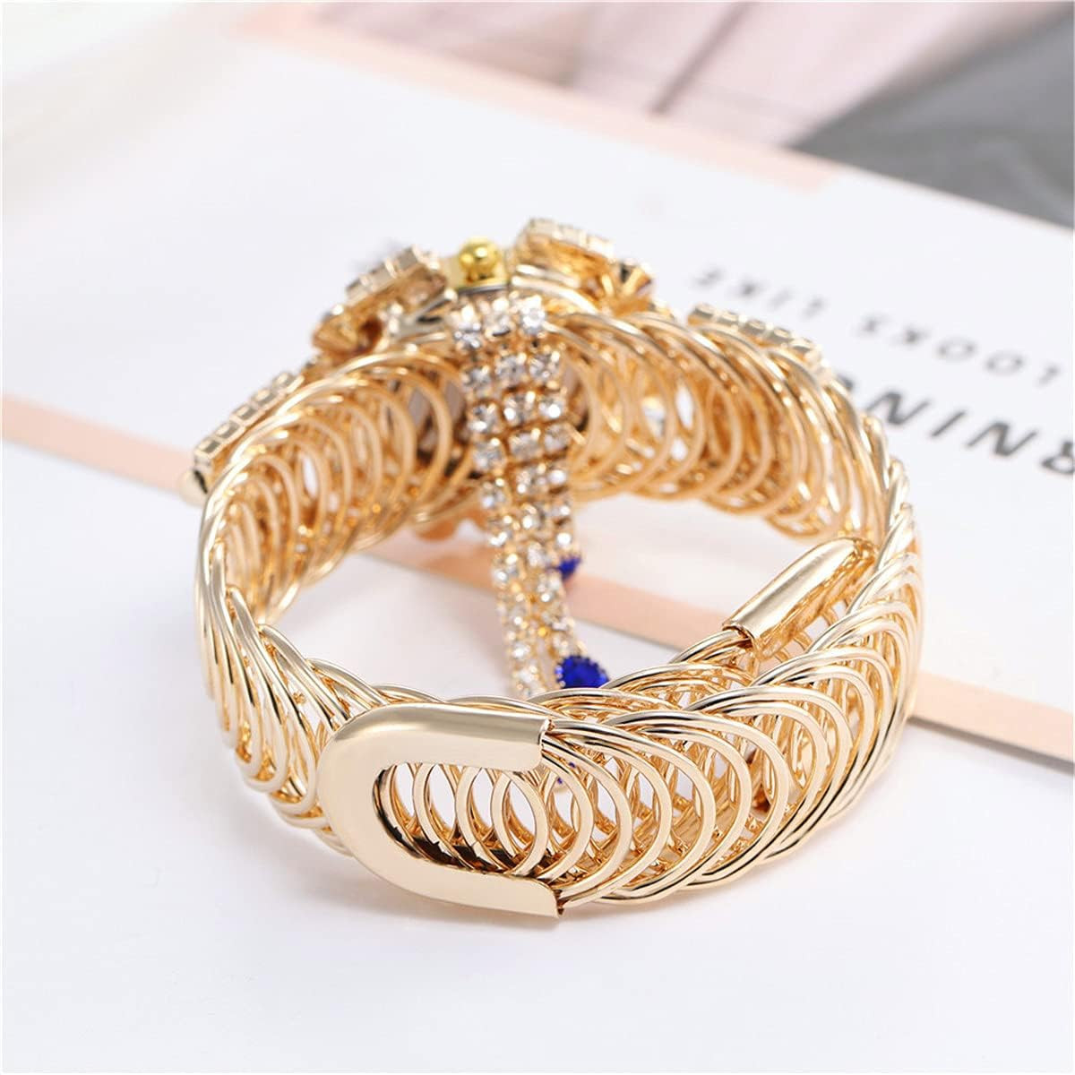 Wholesale Women Quartz Watches Alloy Steel Tassel Bracelet Fashion Ladies Bangle