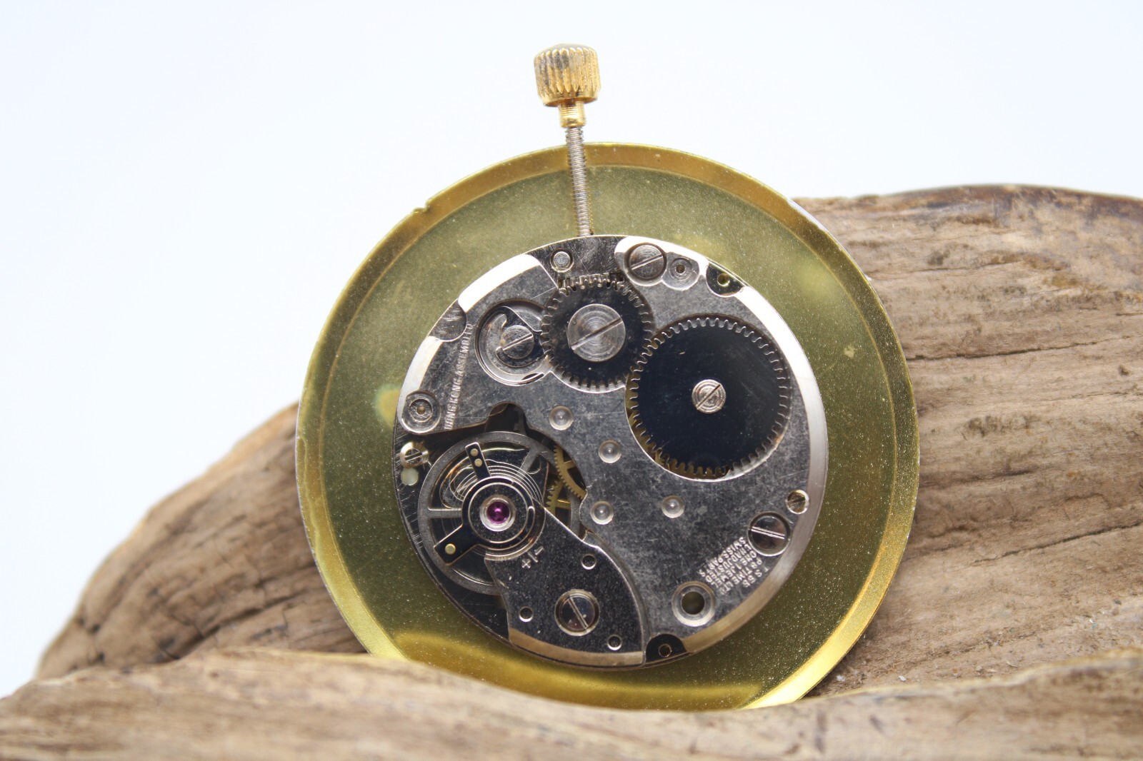 VINTAGE MAGESTIME POCKET WATCH 42.1mm RUNS (FD2)