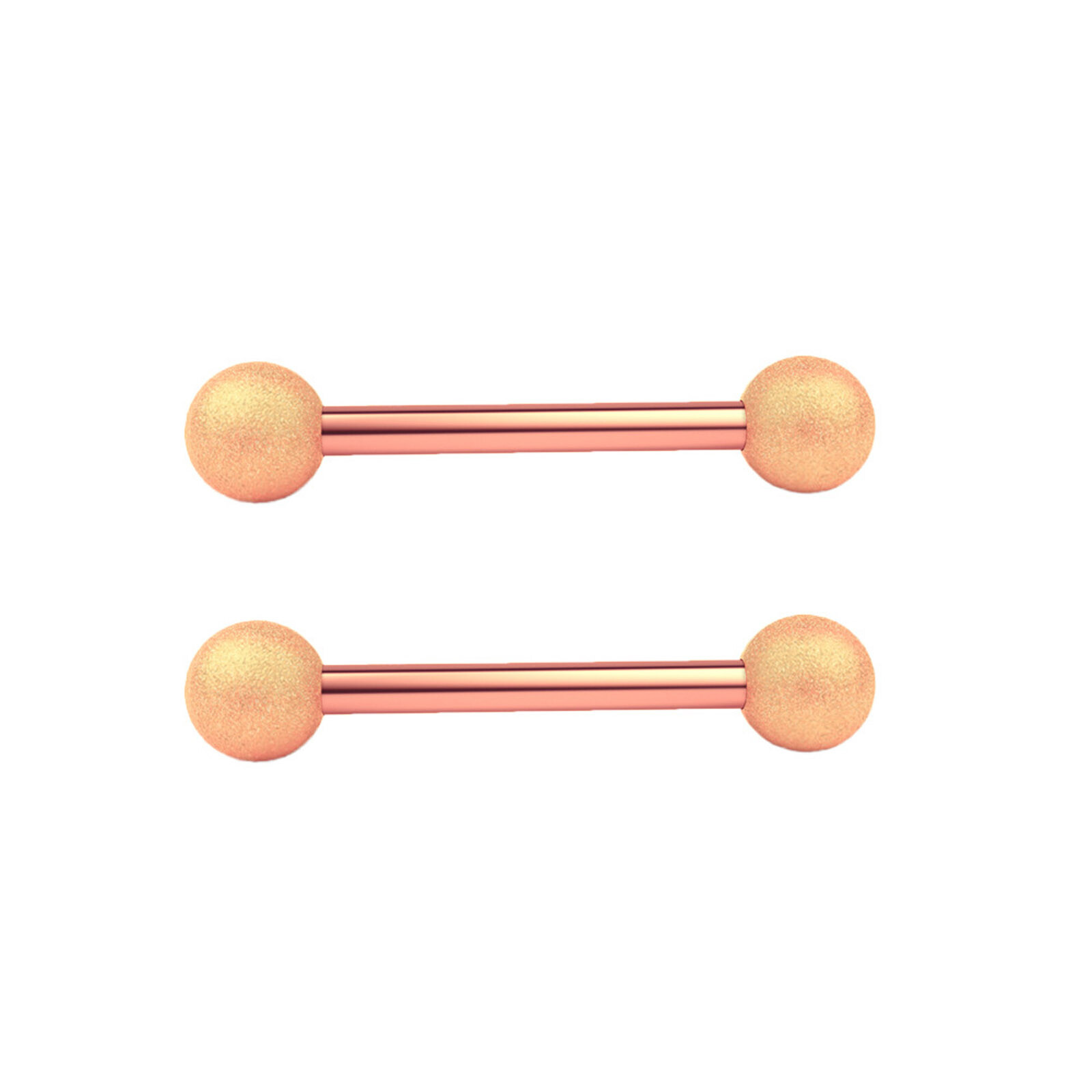 4-14Pcs Stainless Steel Nipple Rings Tongue Rings Straight Barbell Piercing 14G
