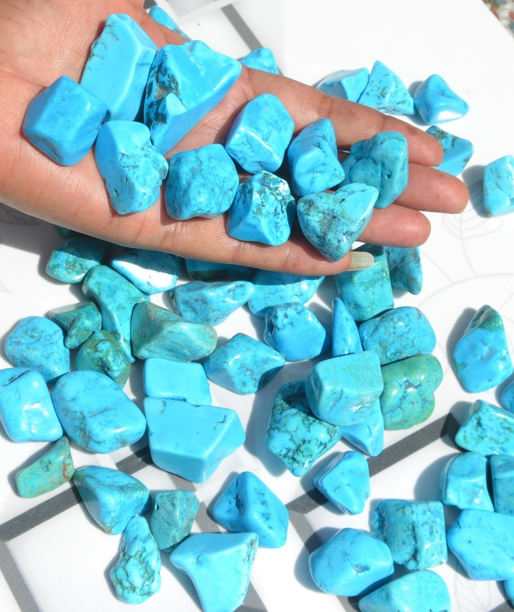 SLEEPING BEAUTY TURQUOISE NUGGETS ROUGH – 1/4 POUND LOTS – VERY HIGH QUALITY