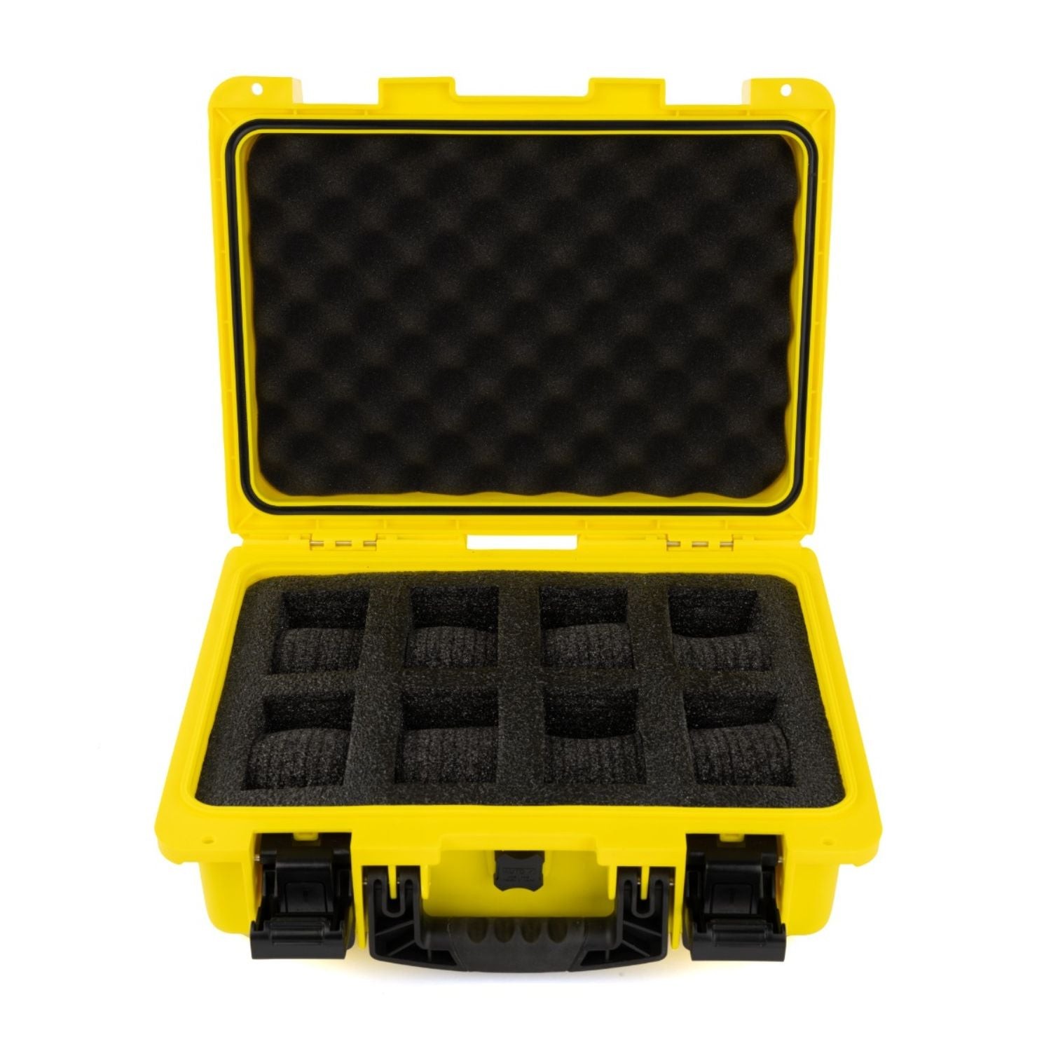INVICTA EIGHT 8 SLOT IMPACT Yellow Watch Storage Box Collector Case 1837 Edition
