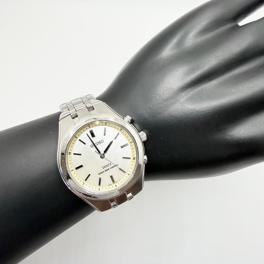 [Working Condition] Seiko Dolce Mother-of-Pearl Dial Men’s Watch 5B21-0AC0