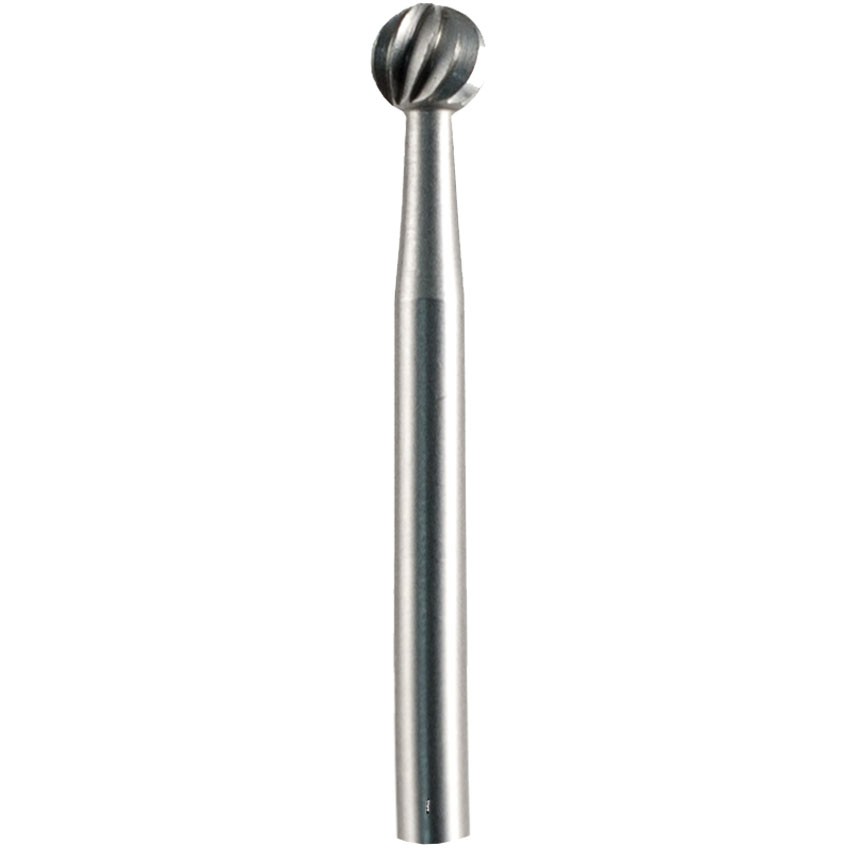 Fox Round Ball Bur 005 Pack of 6 Jewelry Bur 0.5 mm 3/32” Shank Made In Germany
