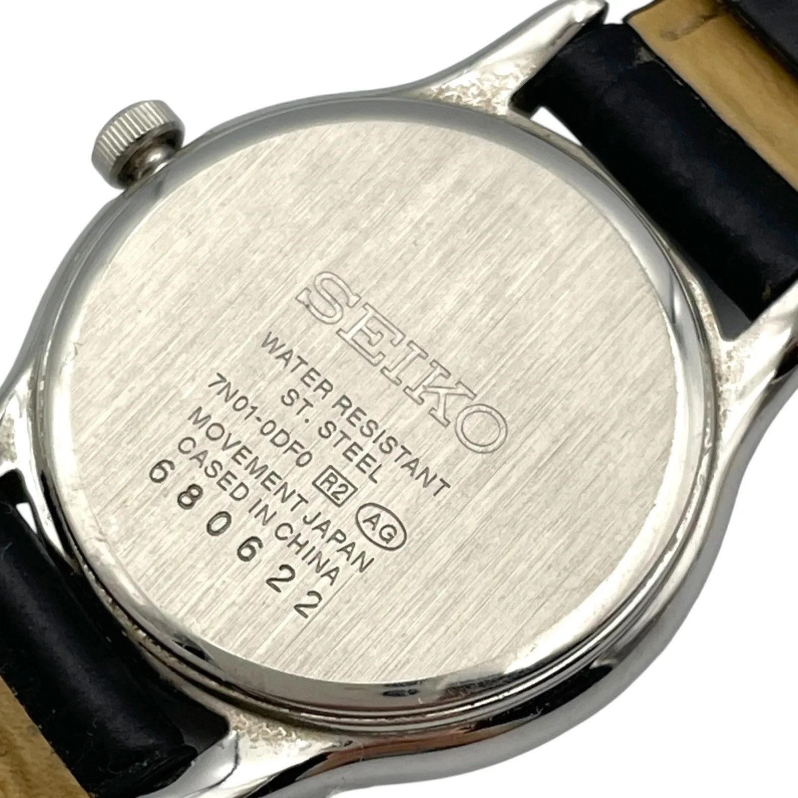 Working/New Battery Seiko SEIKO 7N01-0DF0 Quartz QZ Analog 3-Hand Watch Silver S