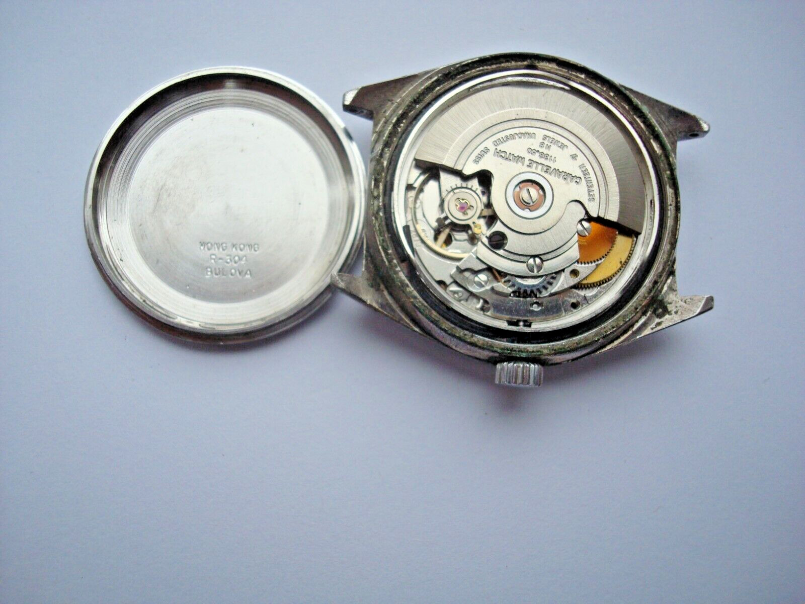 Caravelle Bulova Dual Day Men’s Automatic Watch ETA 2879 Blue Dial New Band Runs