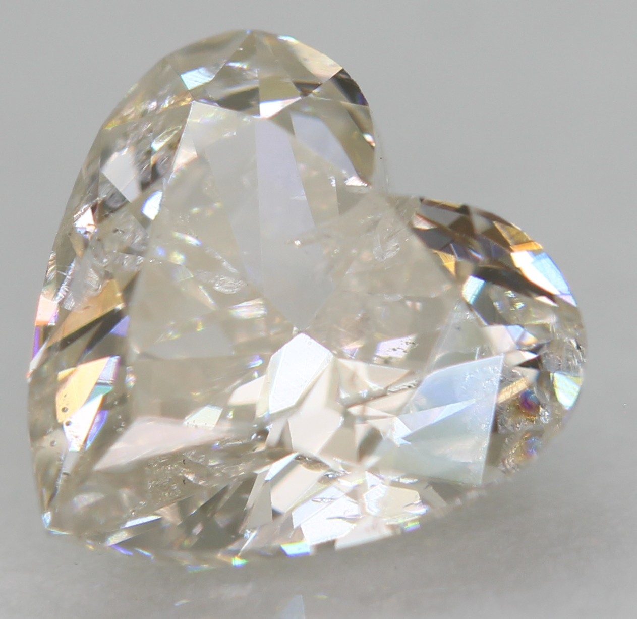 Certified 0.60 Carat G VS2 Heart Shape Natural MINED Loose Diamond 5.61×5.52mm