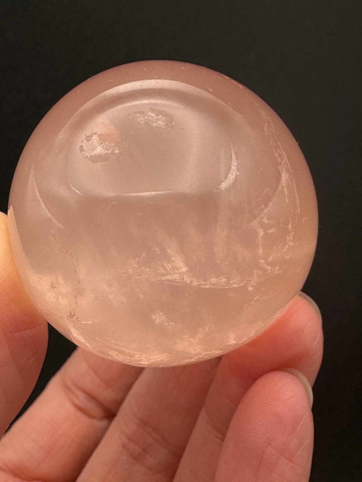 Rose Quartz Sphere for Love Harmony and SelfCare