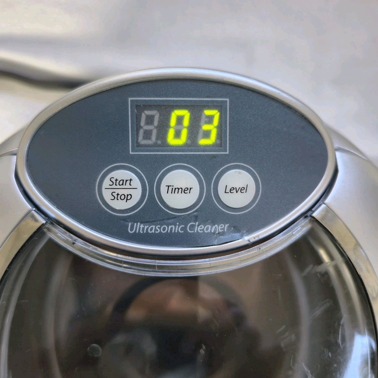 Brookstone Ultrasonic Cleaner Jewelry DVD Eyeglass Watches & More CD-7830A