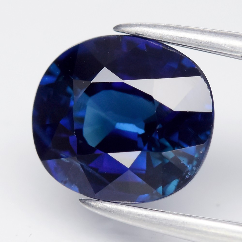 💎 GLC CERTIFIED 1.68ct VS Oval Natural Blue Sapphire – Unheated, Mozambique Gem