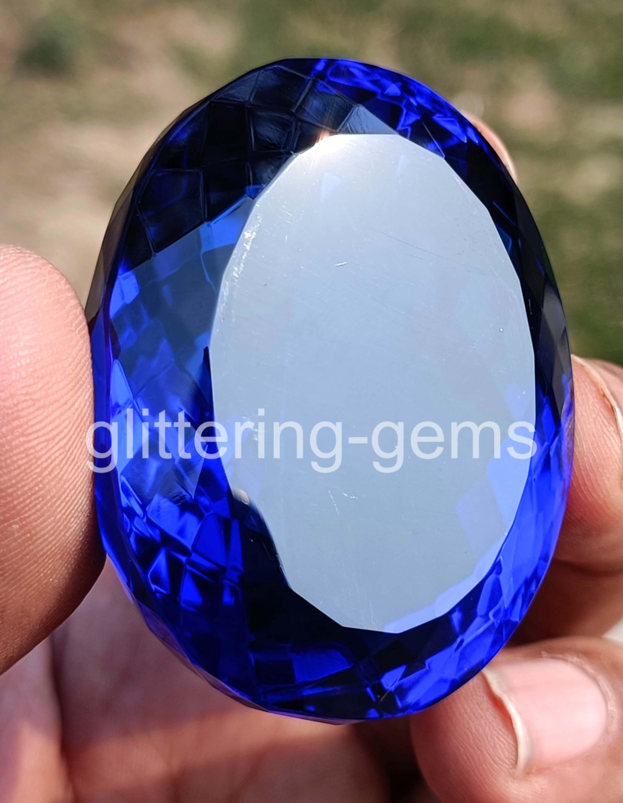 Gorgeous Quality 369.0 Ct Natural Blue Sapphire Oval Shape IGL Gemstone 6FHO
