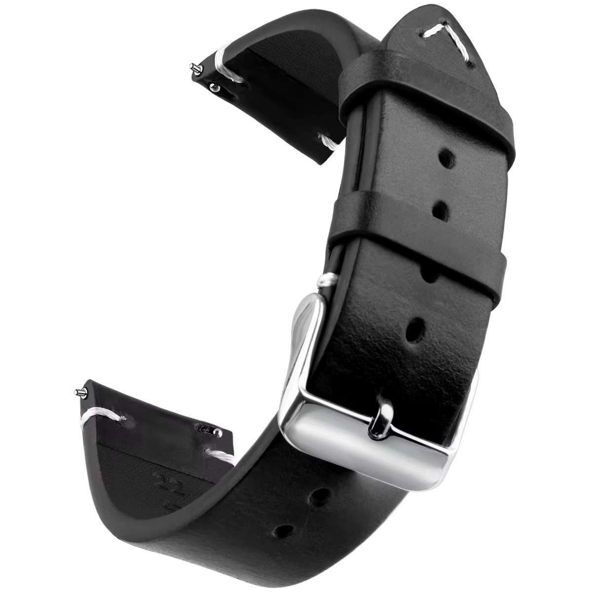 Correa De Reloj De Cuero Genuino Cera, Correas De Reloj De LiberacióN RáPida De