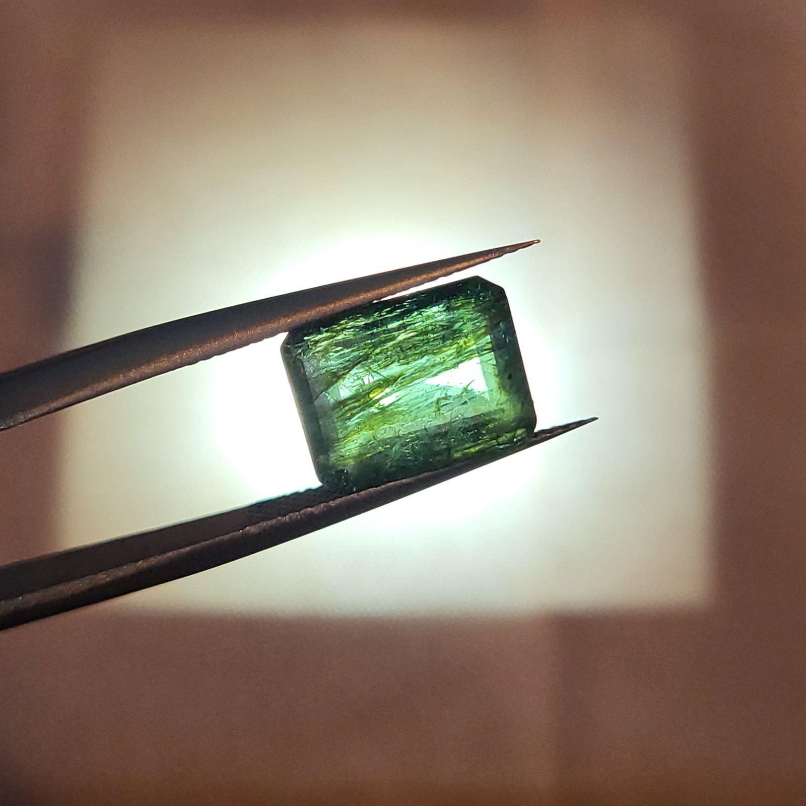 Stunning Natural Untreated Certified Ideal Dark Green Zambian Emerald 4.10ct