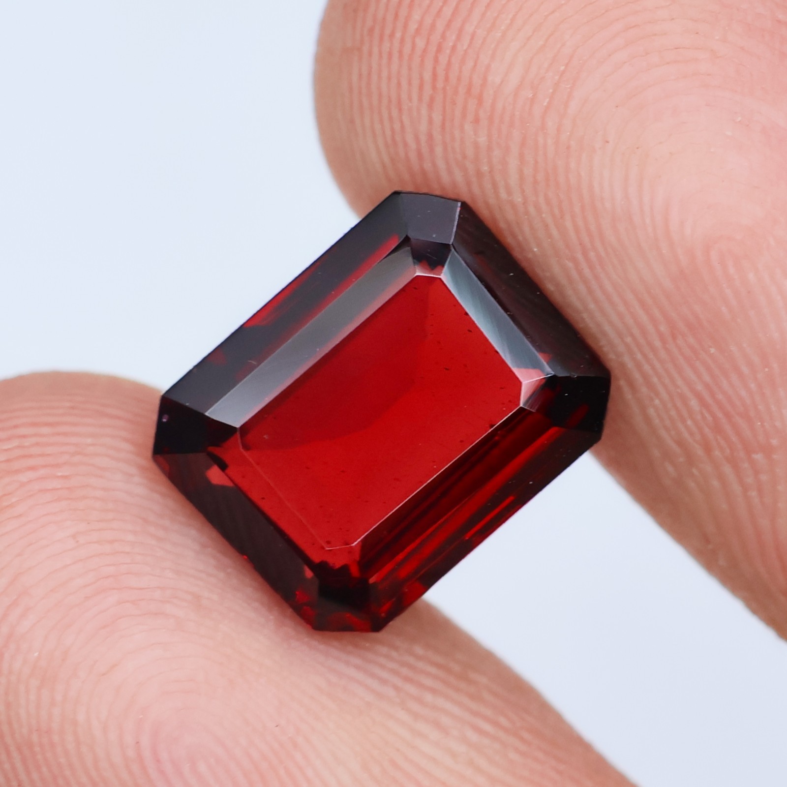 100% Natural Garnet Octagon Cut Loose Gemstone, Weight: 5.40 Carats
