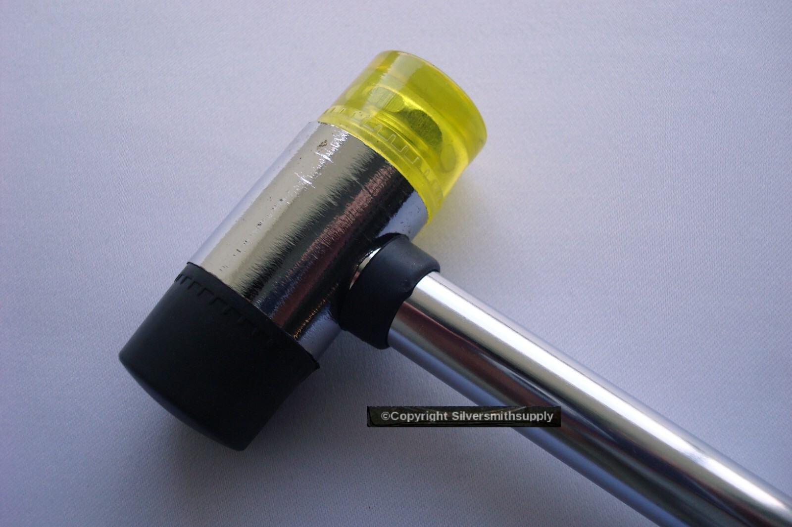 Nylon-rubber tipped metal forming hammer 2 repl heads jewelry stamping tool T082