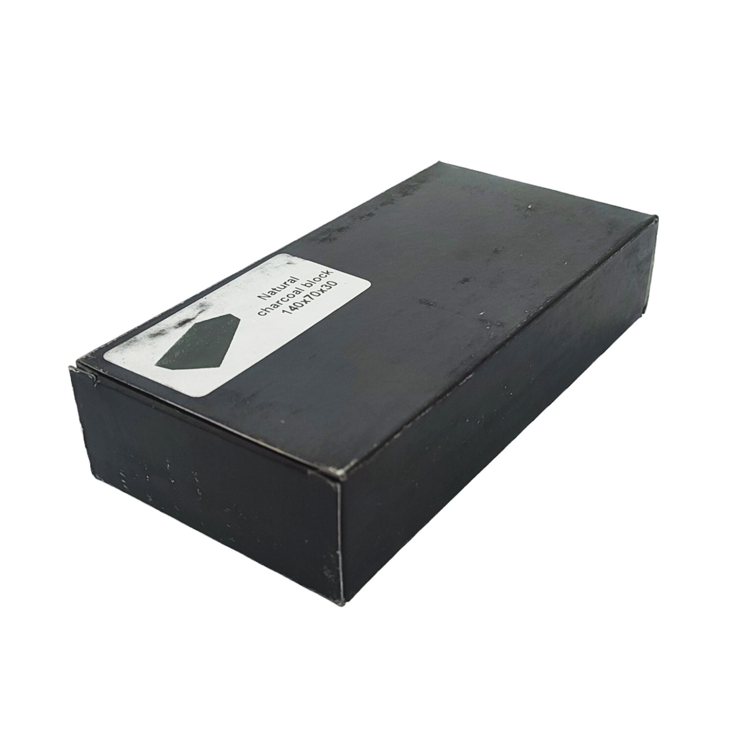 Natural Charcoal Block with Lime-Wood Holder for Soldering, for Jewelry Making