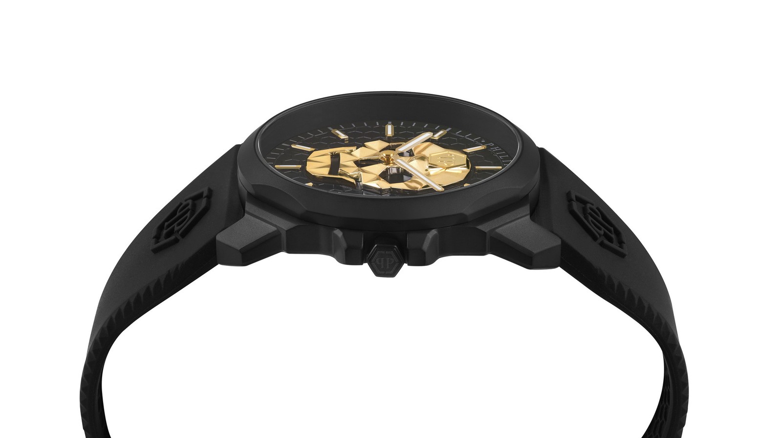 PHILIPP PLEIN SKULL KING PWLAA0322 Silicone Black Men’s Watch