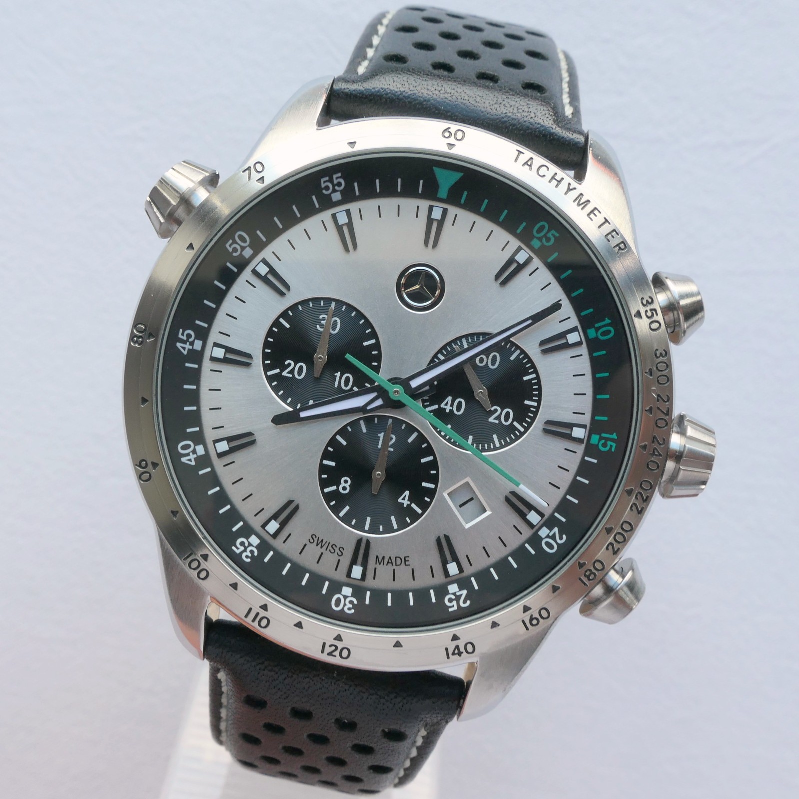 Mercedes Benz AMG DTM Motorsport Petronas Racing Car Accessory Chronograph Watch